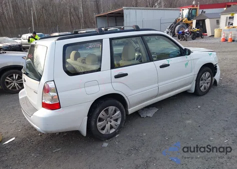 2008 Subaru Forester 2.5X z USA, uszkodzony, nr VIN JF1SG63668H702883